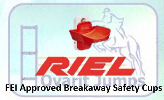 Jump Cup - Breakaway Safety Cups - RIEL - FEI Approved (pair) - Special  Order - please contact before ordering