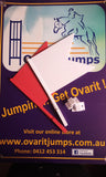 Jump Flags - Red and White - flag only (pair)